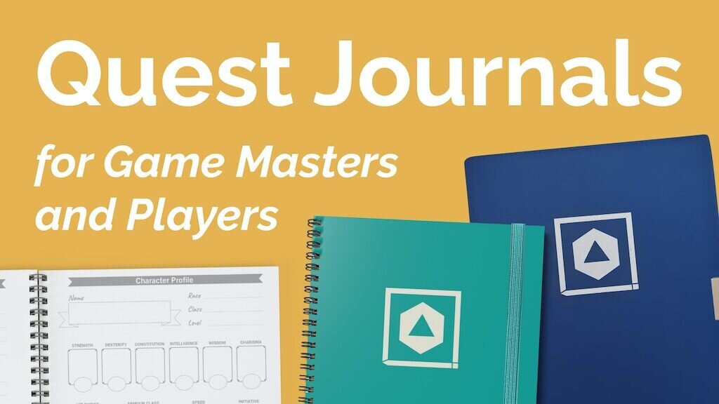 Quest Journals for Game Masters and Players