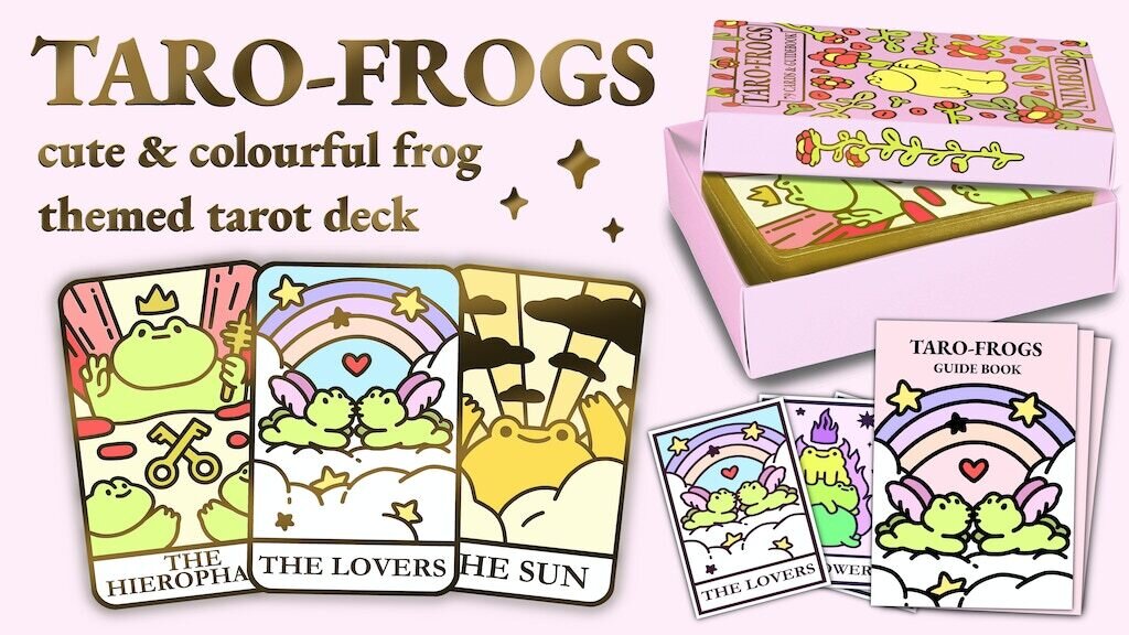 TARO-FROGS: A frog themed tarot deck